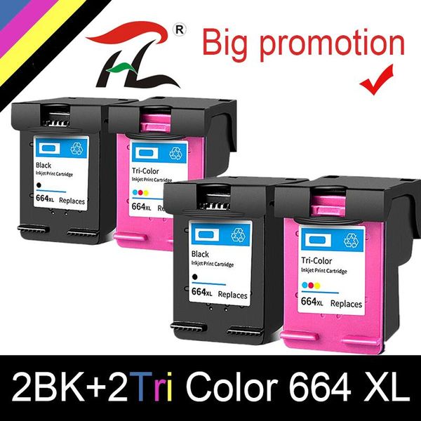 

ink cartridges htl 664xl cartridge replacement for 664 deskjet 1115 2135 3635 1118 2138 3636 3638 4536 4676 printer