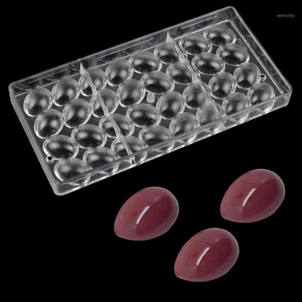 

cake tools oval shaped polycarbonate candy chocolate moulds homemade molds diy pastry decorating tools1