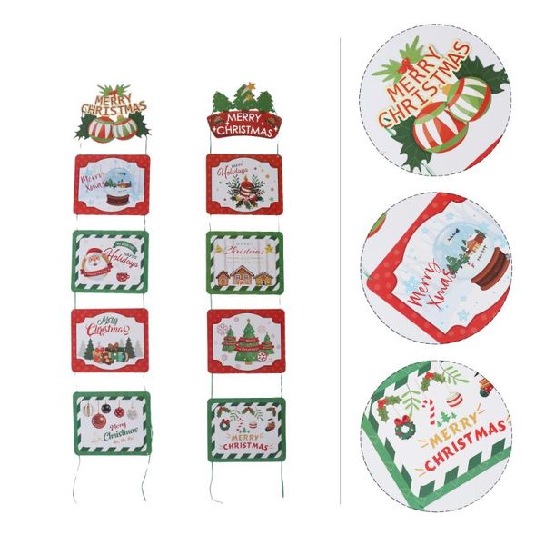 

1pc chic lovely fashion p props christmas board door hanging ornament for party