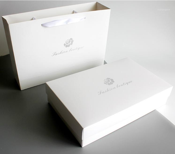 

gift wrap custom shop brand name luxury garment clothing hair wig bundles shopping packaging paper bag with handle packing bags1