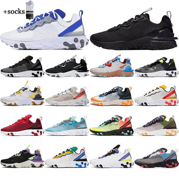 

with socks react element 87 55 undercover men women running shoes royal tint black desert sand chill bred mens trainers size 36-45