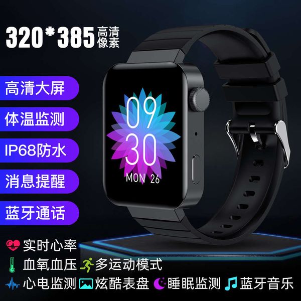 

new smart watch m1 bluetooth call temperature blood prsure heart rate ecg multi movement mode dial download
