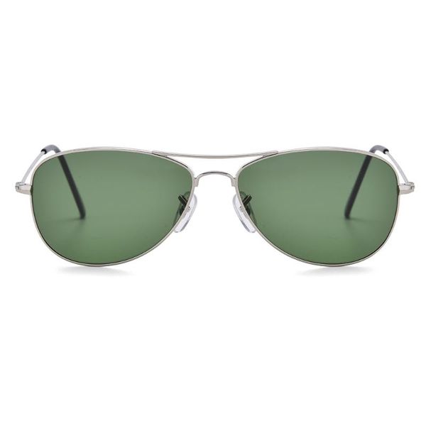 

vintage 3362 cockpit sunglasses men women sun glasses glass lens pilot polarized mirror glasses uv400, White;black