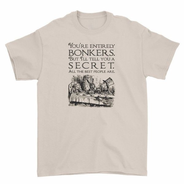 

alice in wonderland quote saying youre bonkers boys for youth middle age the old sport hooded sweatshirt hoodie t shirt