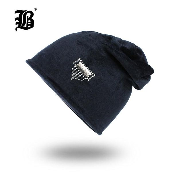 

flb] зимняя beanie шляпы для женщин алмазные бархатные gorros для девочек теплый fluff шапочки шапочка с ушками тука feminina invernf18050, Black;white