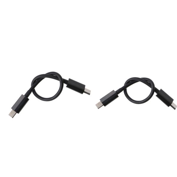 

2x 9.84\" usb 2.0 micro usb to usb 3.1 type-c converter charging cable