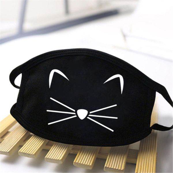 

kawaii for kids reusable face headband bandana mask mouth caps mascherine mondmasker masque lavable bbysev 4 n4k2d, Black