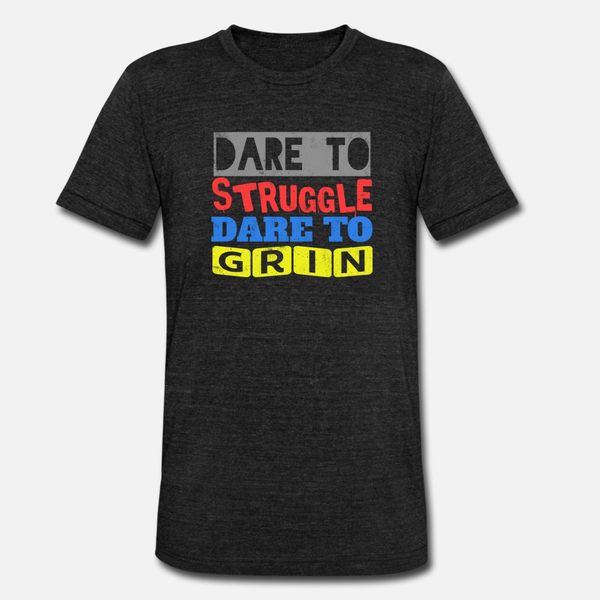 

dare to struggle dare to grin designers graphic t shirt classic print slim fit tracksuit hoodie sweatshirt