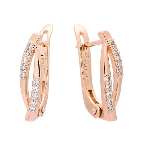 

dangle & chandelier women drop earring wholesale femme jewelry rose gold color accessories luxury fashion, Silver