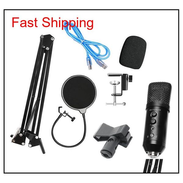 

f400 usb microphone set adjustable volume noise reduction for computer voice chat recording/streaming l qylzsz bwkf