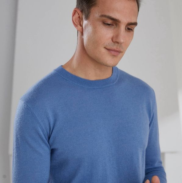 

2021 new close-fitting thin men sweaters knitted by 48s 100% goat cashmere worsted yarn winter grade pullovers huxn, White;black