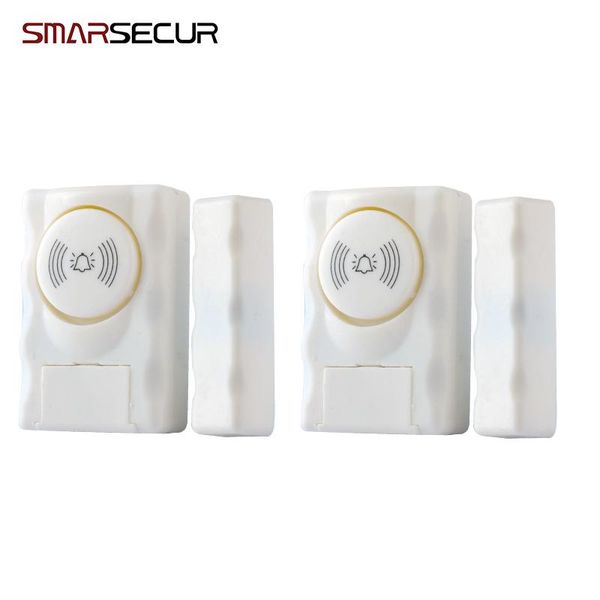 

smarsecur smarsecur home security window door entry alarm warning system magnetic sensor 105db