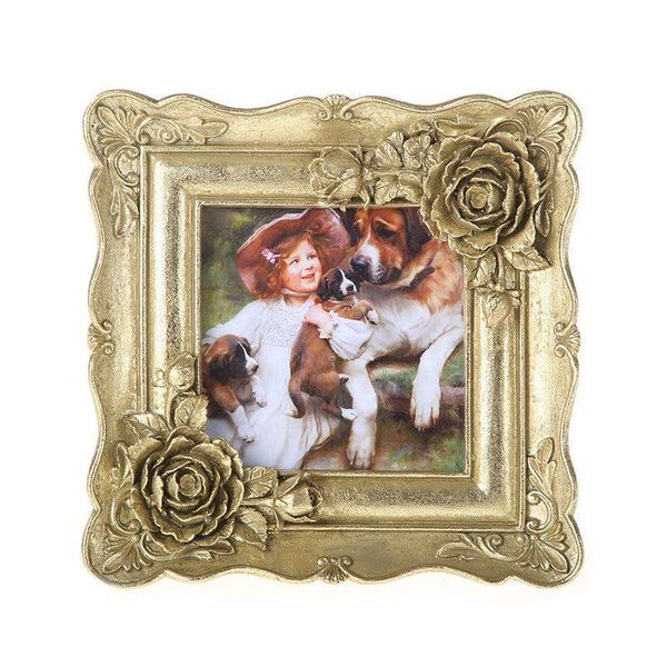 

european large p frame square oil painting frame wedding props classical ktv x4yd