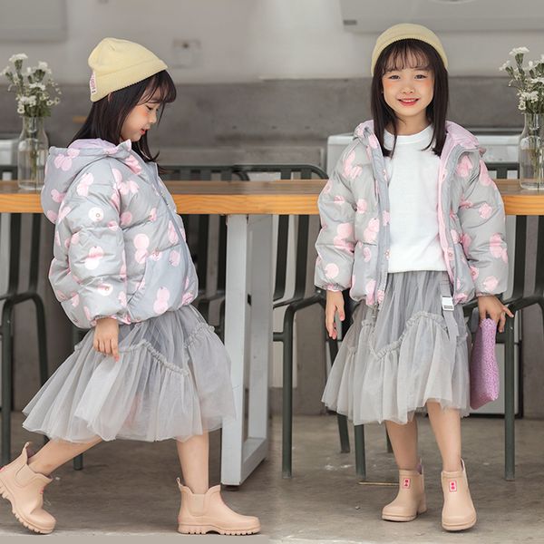 

8style детский свет вниз короткие девушки иностранный мальчик средний и маленький ребенок ребенок зима теплая куртка корейской 9, Blue;gray