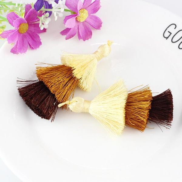 

12pc lot 7cm three layers overlapping tassels silk fringe sewing tassel trim decorative key tassels for curtain home decoration h jllkkj