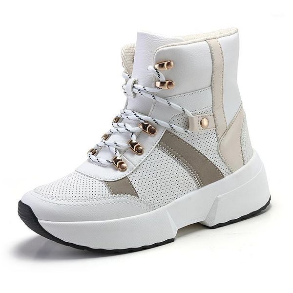 

boots winter thick fur women waterproof snow warm mid-calf ankle outdoor hiking women's sneakers size 411, Black