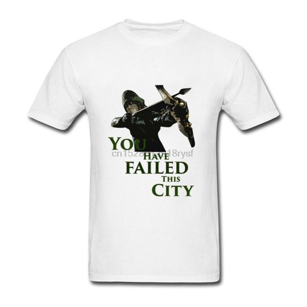 

green arrow t shirt men summer mix trendy вы failed этот город верхняя тенниска хлопка big boy camisetas спорта с капюшоном hoodie