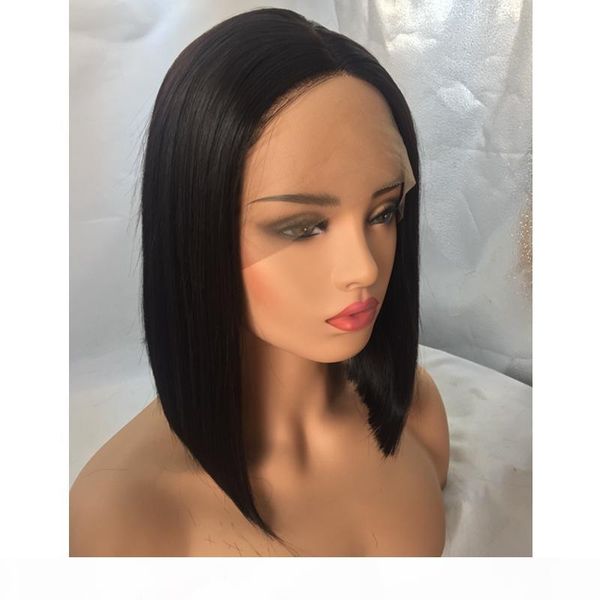 

short lace front wigs black heat resistant fiber bob synthetic lace front wigs straight glueless short wigs for black women