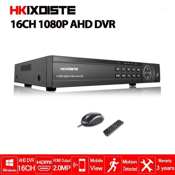 

16ch ahd dvr 1080p 1080n ahd-n h cctv recorder camera onvif network 16 channel ip nvr 1080p 6ch audio input multi-language1, Black;white