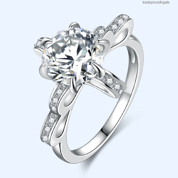 

diamond accessories simulation morsan female creative ring flower