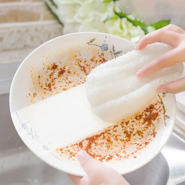 

3pcs set natural loofah dishwashing cloth scrub pad dish bowl pot easy to clean scrubber sponge kitchen clean brushes scrub pad h sqcicu