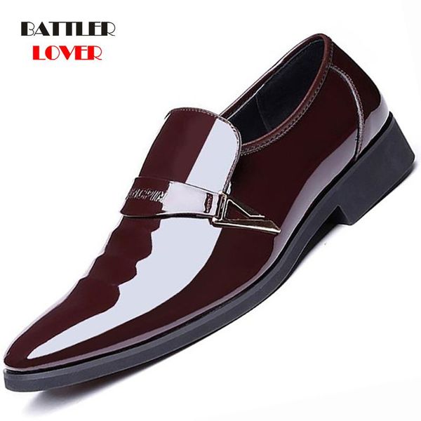 

dress shoes 2021 ly men's patent leather men white wedding size 38-48 black soft fashion man