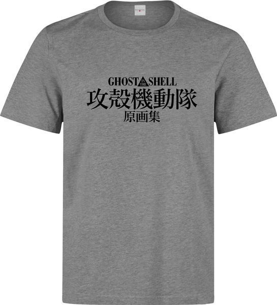 

new summer fashion ghost in the shell anime black logo style woman's available grey sport hooded sweatshirt hoodie men t shirt
