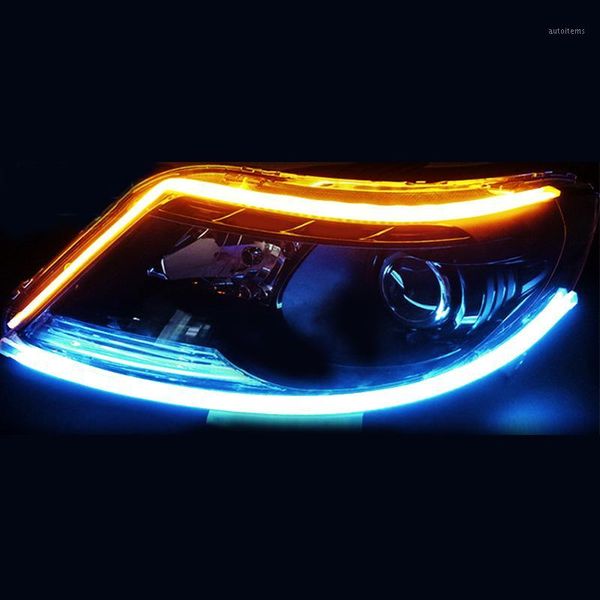 

2pcs turn signal light flowing indicator headlight lamp guide replacement1