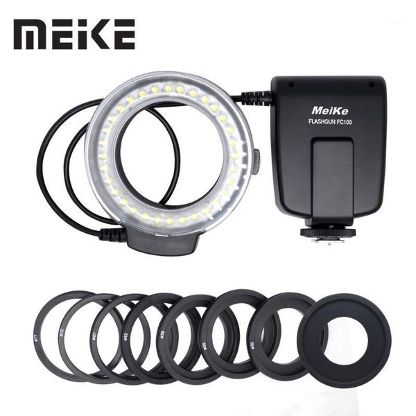 

flashes meike fc-100 macro ring flash/light fc100 for d7100 d7000 d5200 d5100 d3200 d3100 d90 d80 d800 d300s d3000 d6001