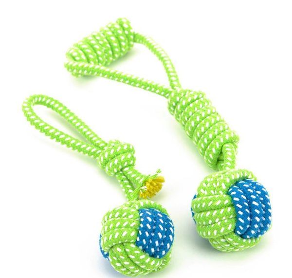 

pet supply dog toys dogs chew teeth clean outdoor traning fun playing green rope ball toy for large s bbywhx soif