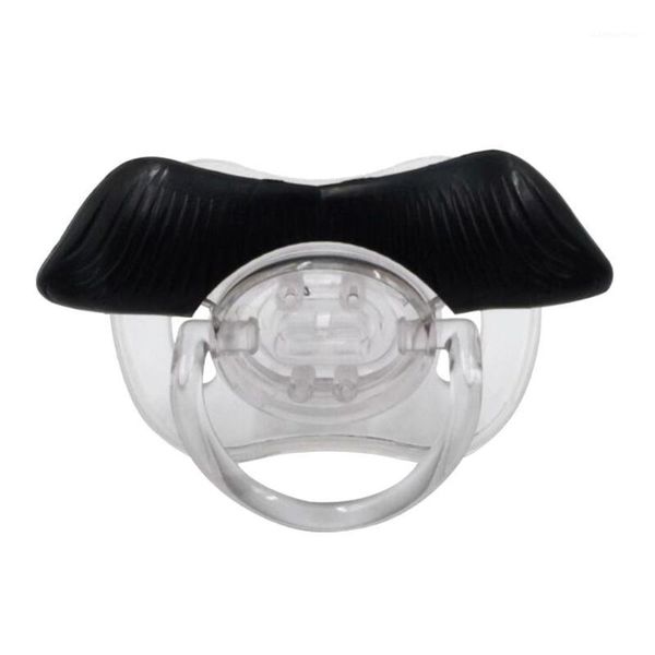 

baby silicone pacifier funny pacifier baby teeth cute beard supplies1