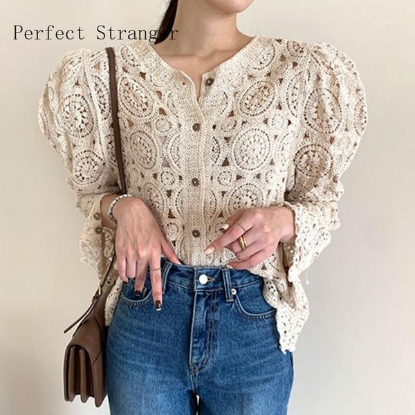 

2020 autumn new arrival round collar long sleeve women chiffon blouse1, White