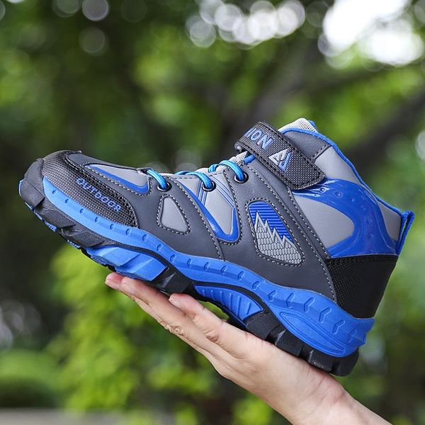 

boys casual shoes winter warm children sneakers high kids trainers waterproof sport footwear fashion autumn rubber sqcxdy pingtoy, Black