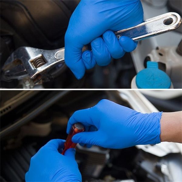 

disposable protective nitrile factory salon household rubber garden gloves universal for left and right hand lx1890