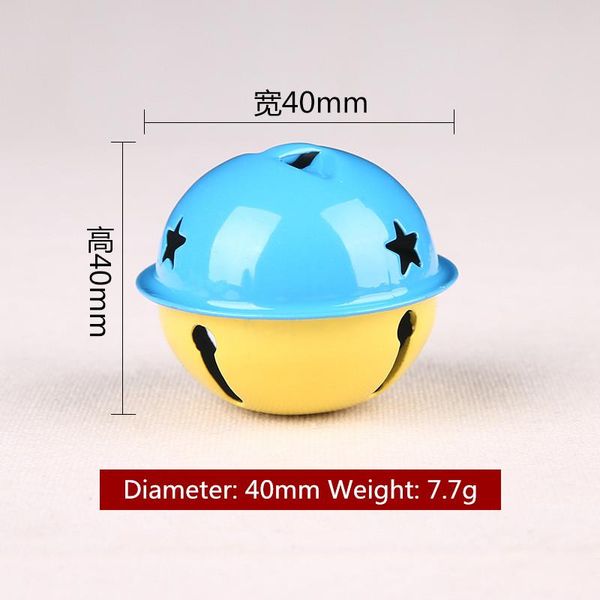 

10шт ёлочные украшения смешанный цвет металла jingle bell для дома 40мм merry christmas bells xmas украшения bbyzmw soif