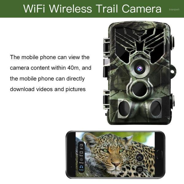 

wifi bluetooth trail camera 40m wireless hunting cameras 20mp 1080p night vision wildlife app p traps surveillance camera1