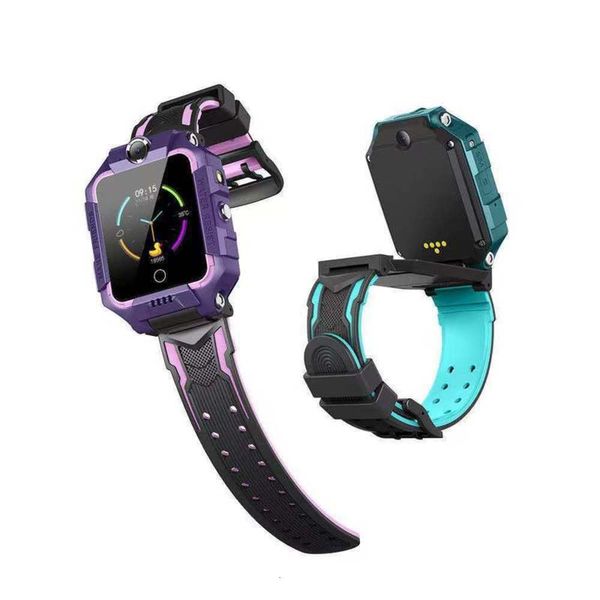 

children's phone watch 4g intelligent x17 all net waterproof gps positioning front and rear dual camera face recognition, Blue