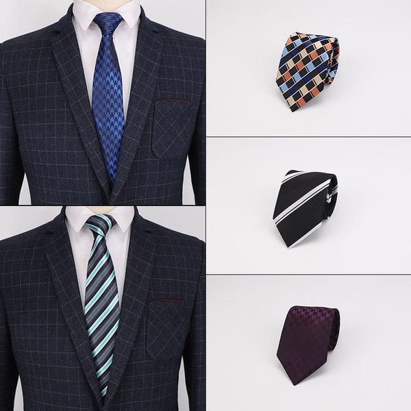 

sitonjwly 8cm men's ties for men banquet wedding women classic polyester neckties bowtie groom bow ties cravat custom logo, Blue;purple