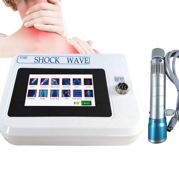 

2020 multifunctional shock wave therapy machine body relax pain relief touch screen ed treatment body massager health care device#010