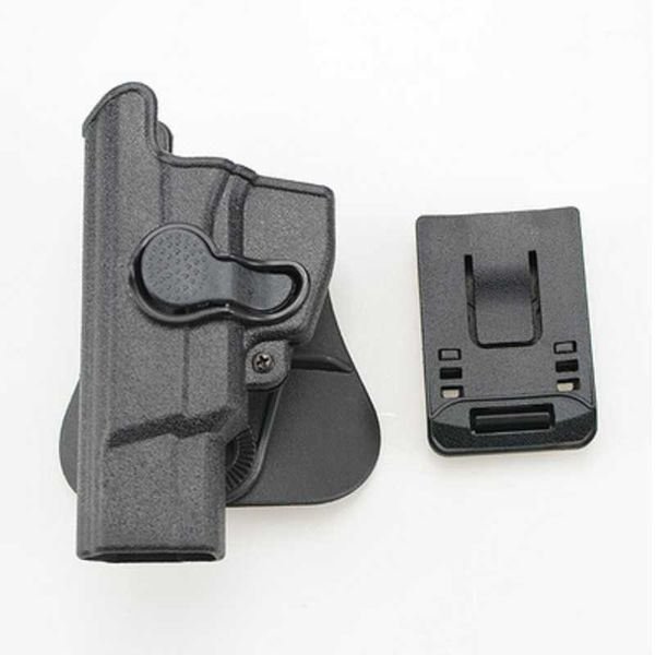 

waist support left hand 92 quick pull-out sleeve tactical rotation to universal 92g for left-handed1, Black;gray