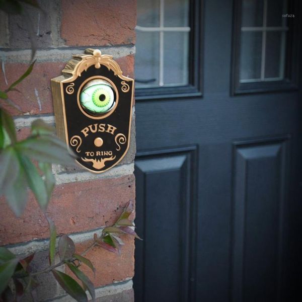 

doorbells halloween doorbell eyes open n' light up pushed creepy eyeball moveable door bell fun one-eyed ghost treat trick idea decorat