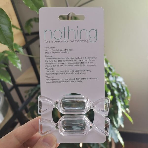 

gift of nothing for the person who has everything