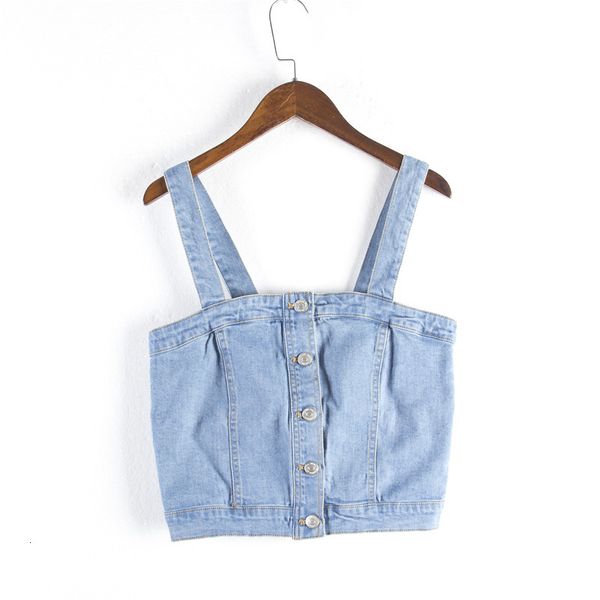 

outer single elastic denim metal open and close sling to wrap the chest, Red;black