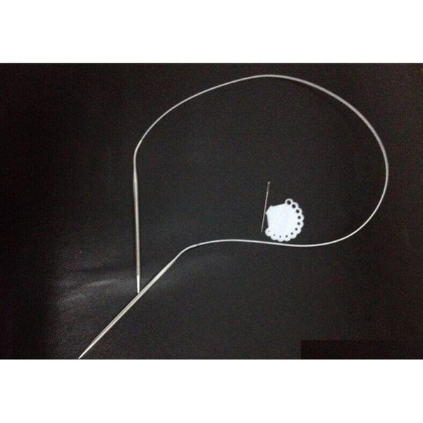 

11pcs/lot 11size mix 1.5mm-5mm stainless steel knitting needle 80cm line circular needle set yarn sweater knitting qylyfy ppshop01