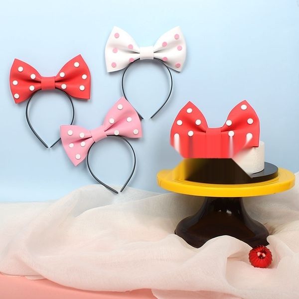 

7myrb party prop butterfly bow headband headdressbow sugar large knot collar internet red matching props party butterfly headdress prop imit