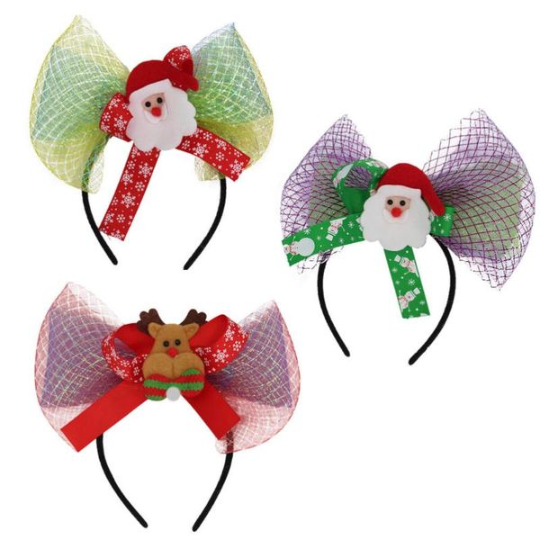 

christmas decorations 3pcs cosplay hair hoop dressing prop headdress luminous headband