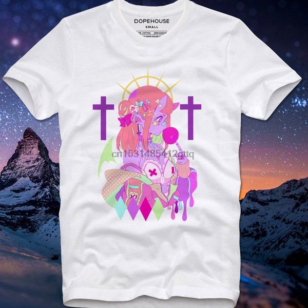 

t shirt pop art baphomet female demon goth pastel cute anime style sport hooded sweatshirt hoodie