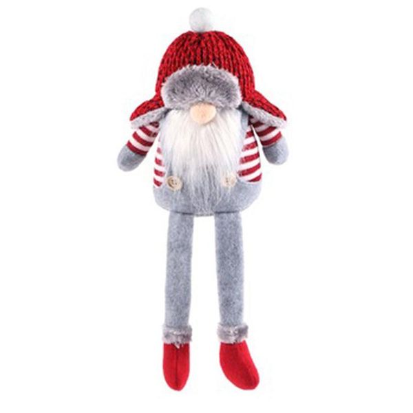 

christmas decoration doll santa claus faceless doll long leg sitting santa claus christmas pendant window decoration