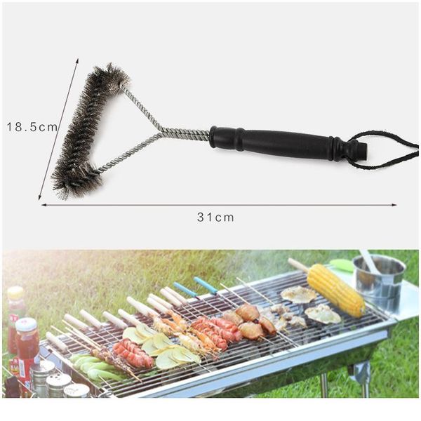 

kitchen accessories bbq grill barbecue kit cleaning brush stainless steel cooking tools barbecue gadgets accessories bbywqi