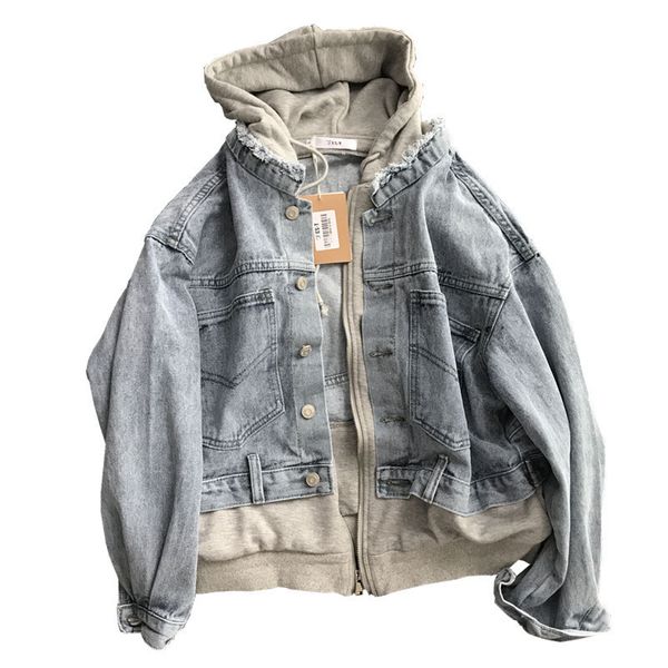 

fashion 2 piece set saia jeans jacket blouse jean for women